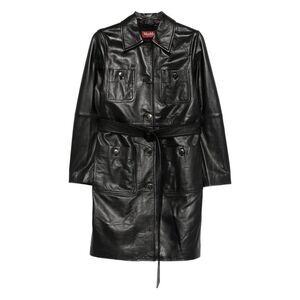 Max Mara Studio Black Coats - Leather Coats Women